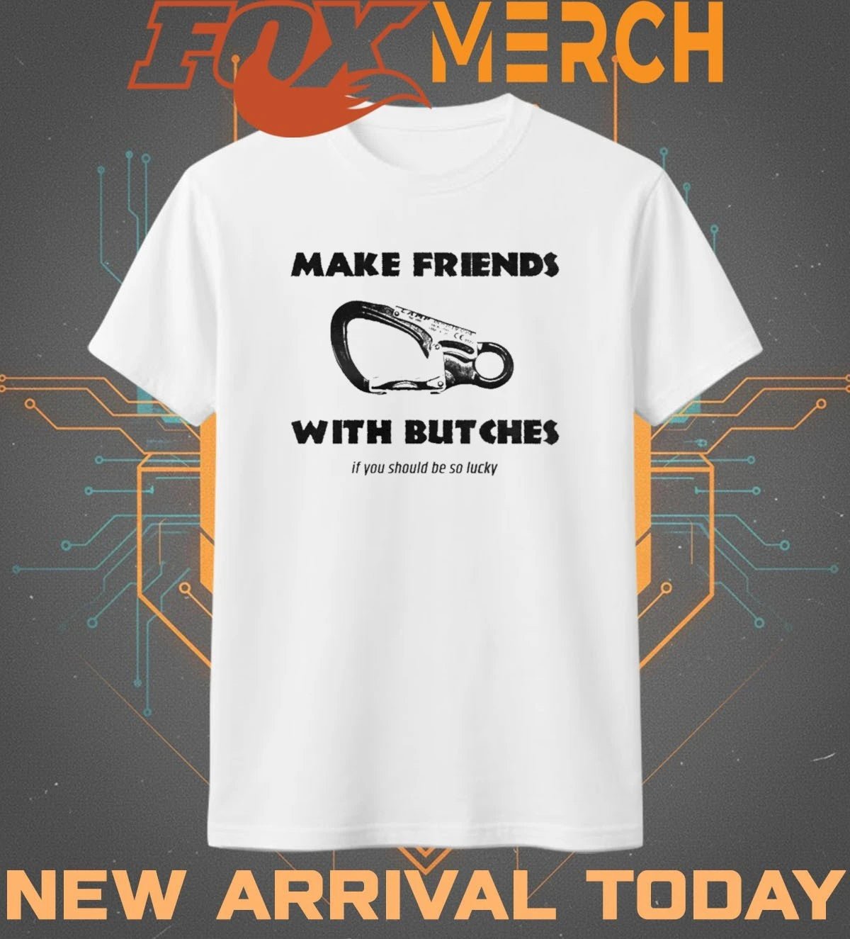 Make friends with bitches if you should be so lucky t-shirt