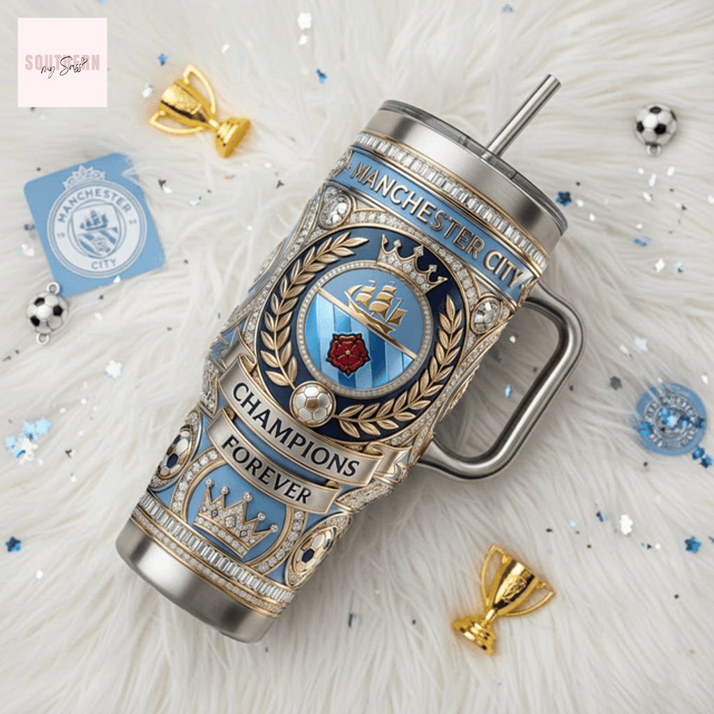 Manchester City Champions Forever Tumbler