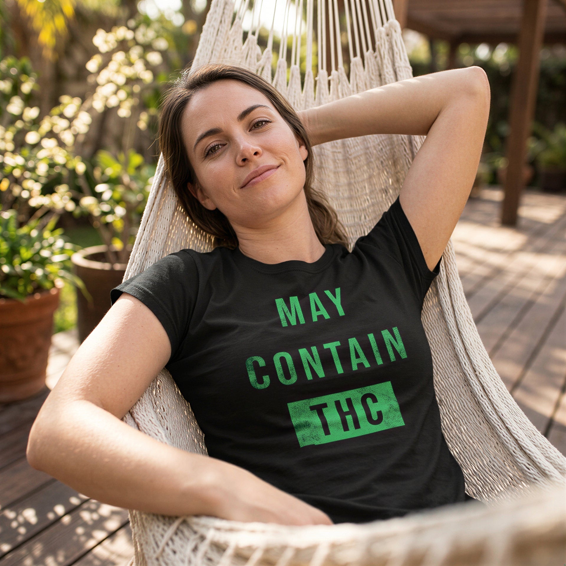 May Contain THC Women's T Shirt