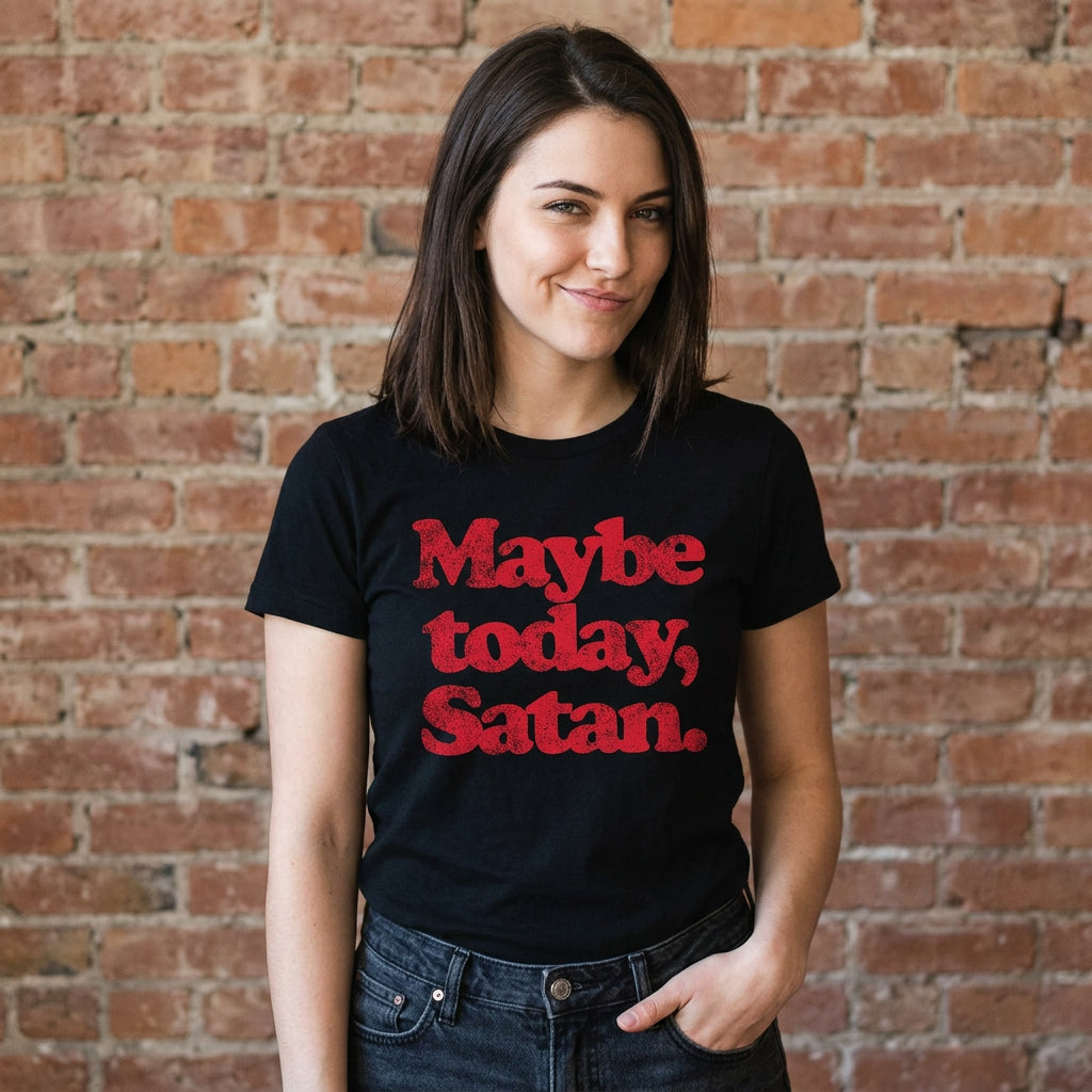 Maybe Today Satan Women's T Shirt