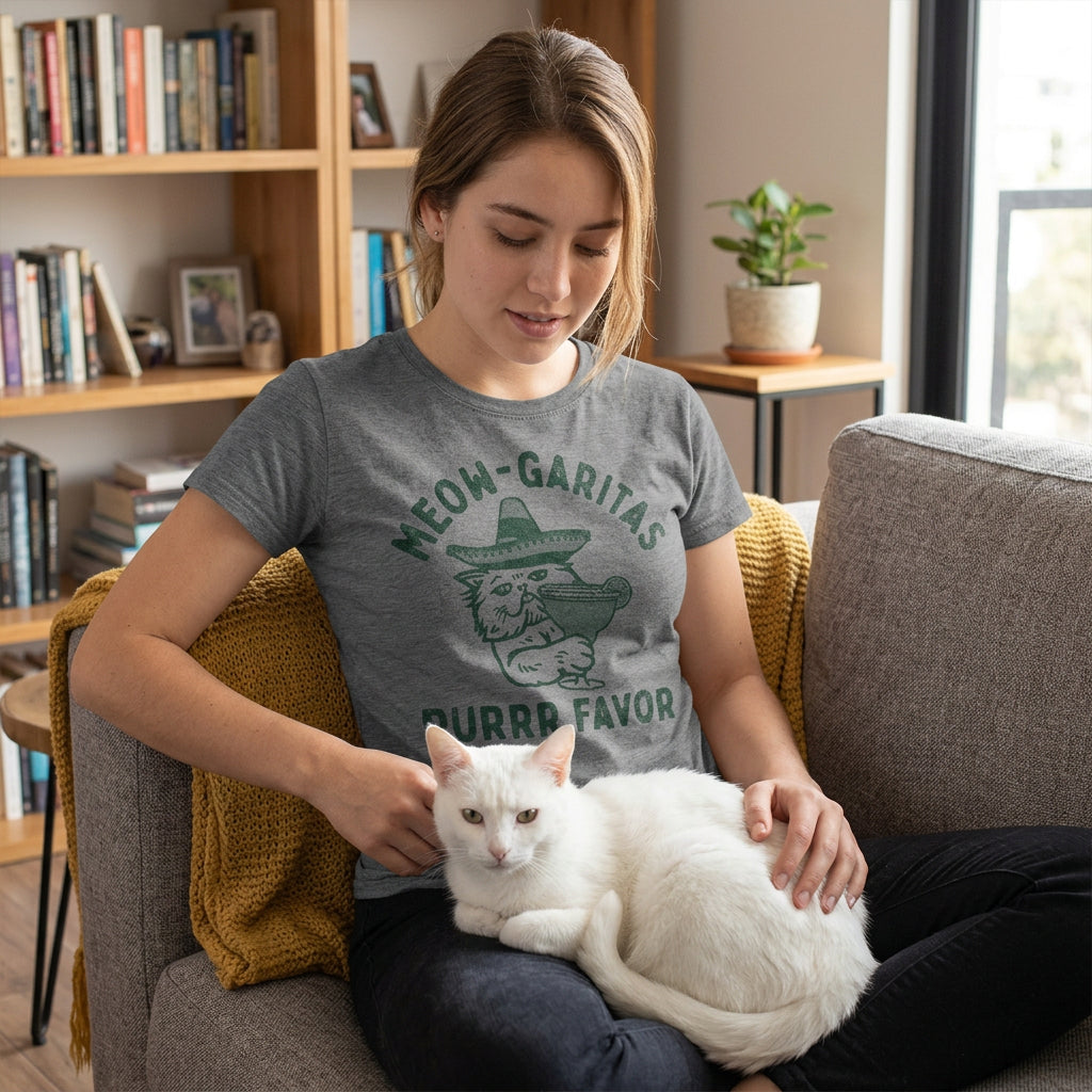Meow Garitas Purrr Favor Women's T Shirt