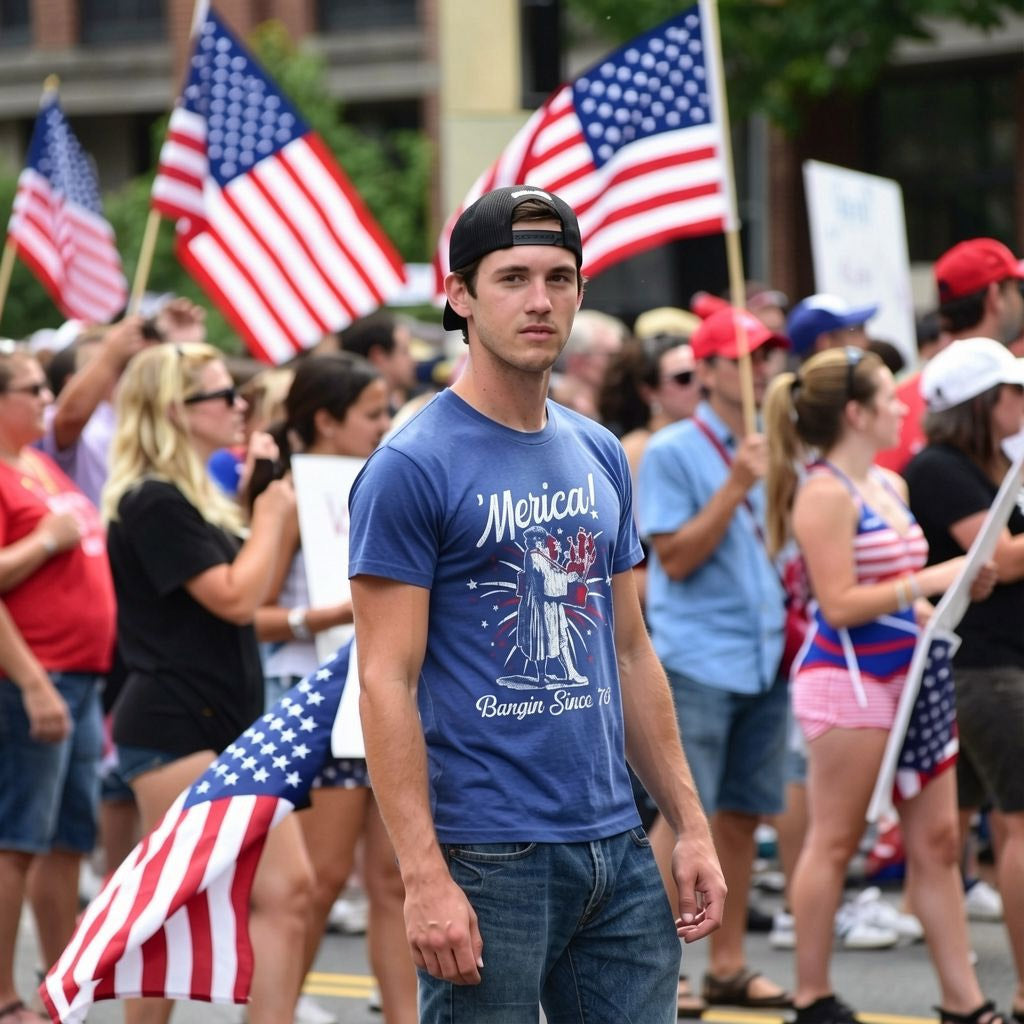 Merica Banging Since 76 Men's T Shirt