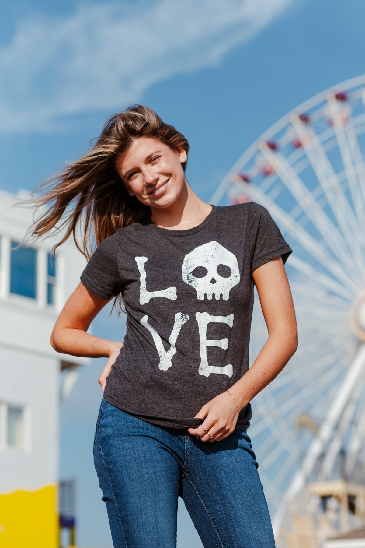 Love Skull Women's T Shirt
