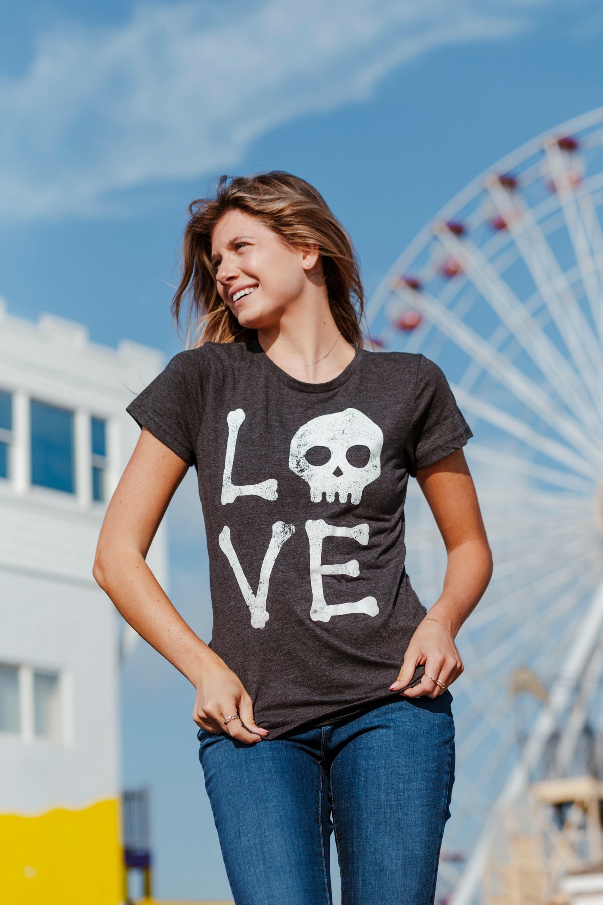 Love Skull Women's T Shirt