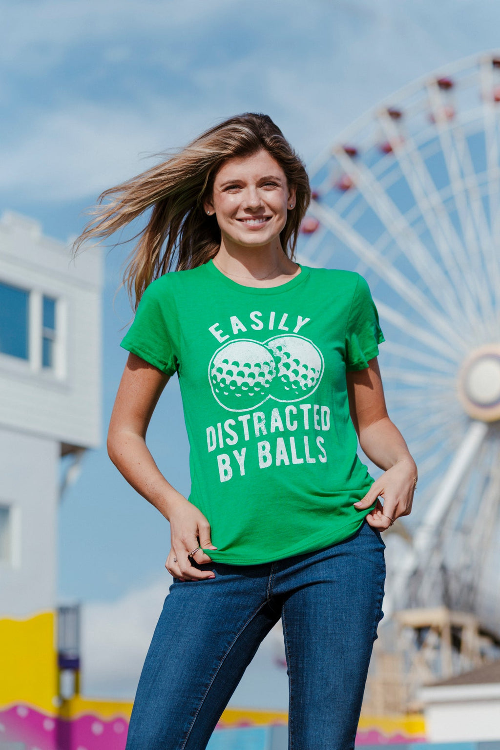 Easily Distracted By Balls Women's T Shirt