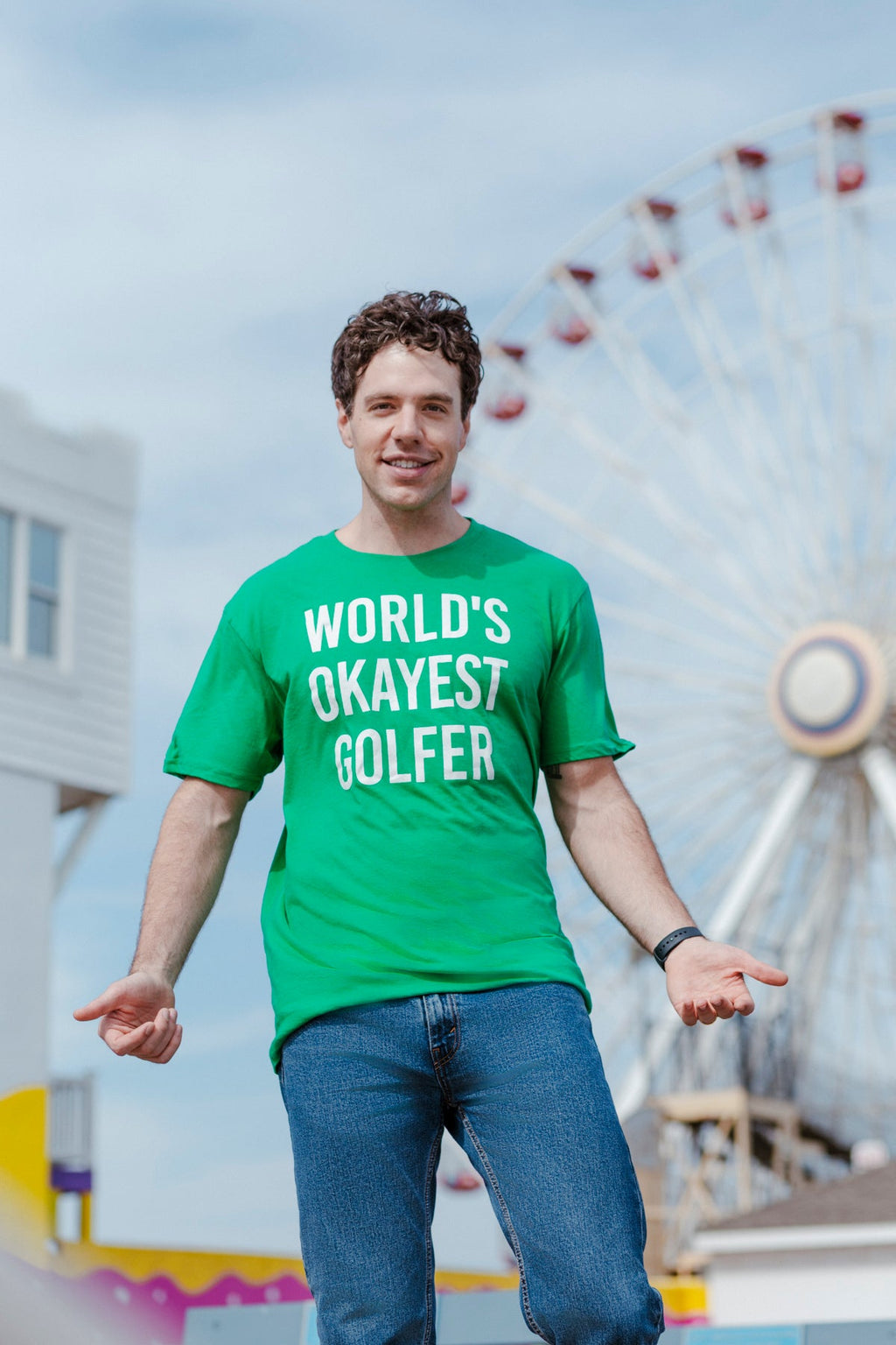 World's Okayest Golfer Men's T Shirt