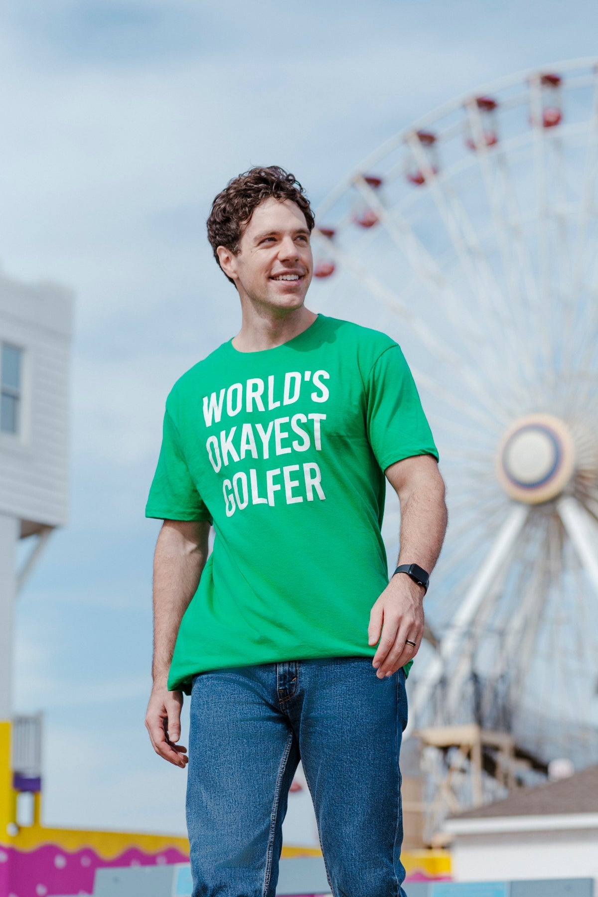 World's Okayest Golfer Men's T Shirt