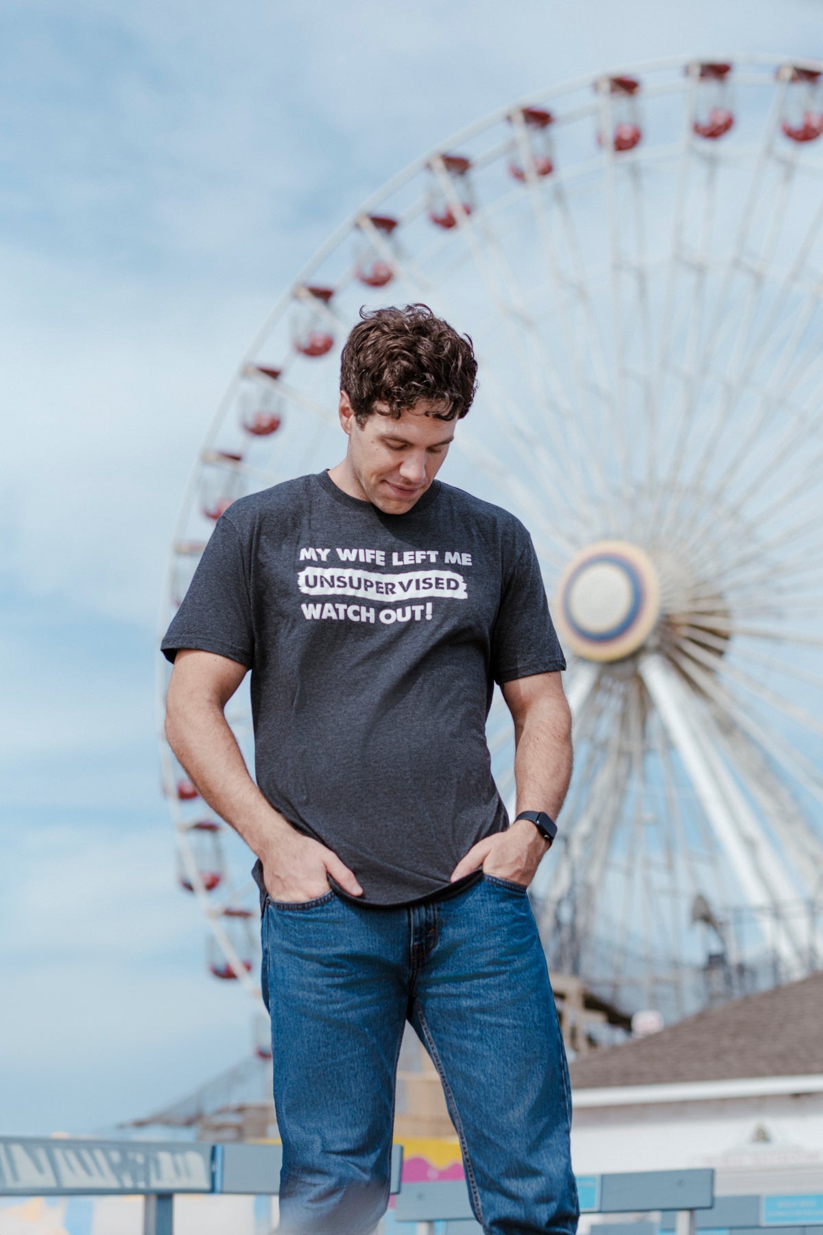 My Wife Left Me Unsupervised Watch Out Men's T Shirt