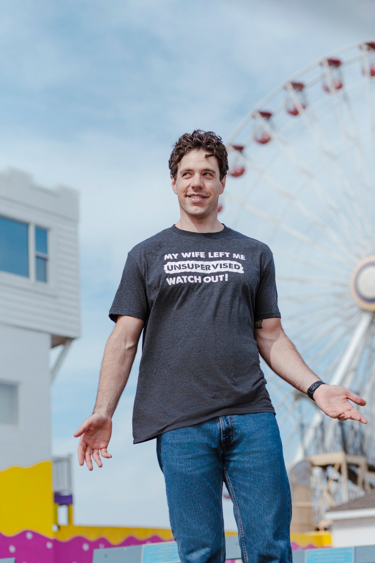 My Wife Left Me Unsupervised Watch Out Men's T Shirt