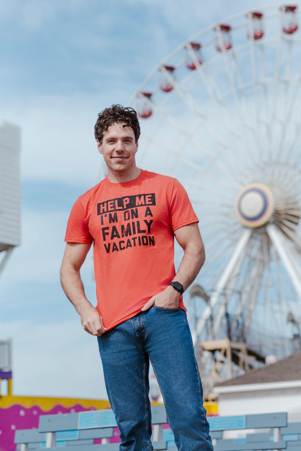 Help Me Im On A Family Vacation Men's T Shirt