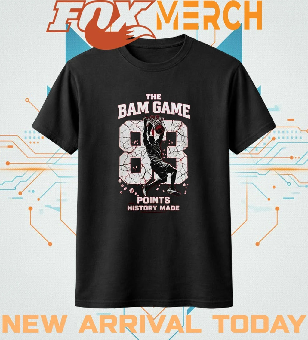 Miami Heat Bam Adebayo Makes HISTORY With 83 points in a game 2026 t-shirt
