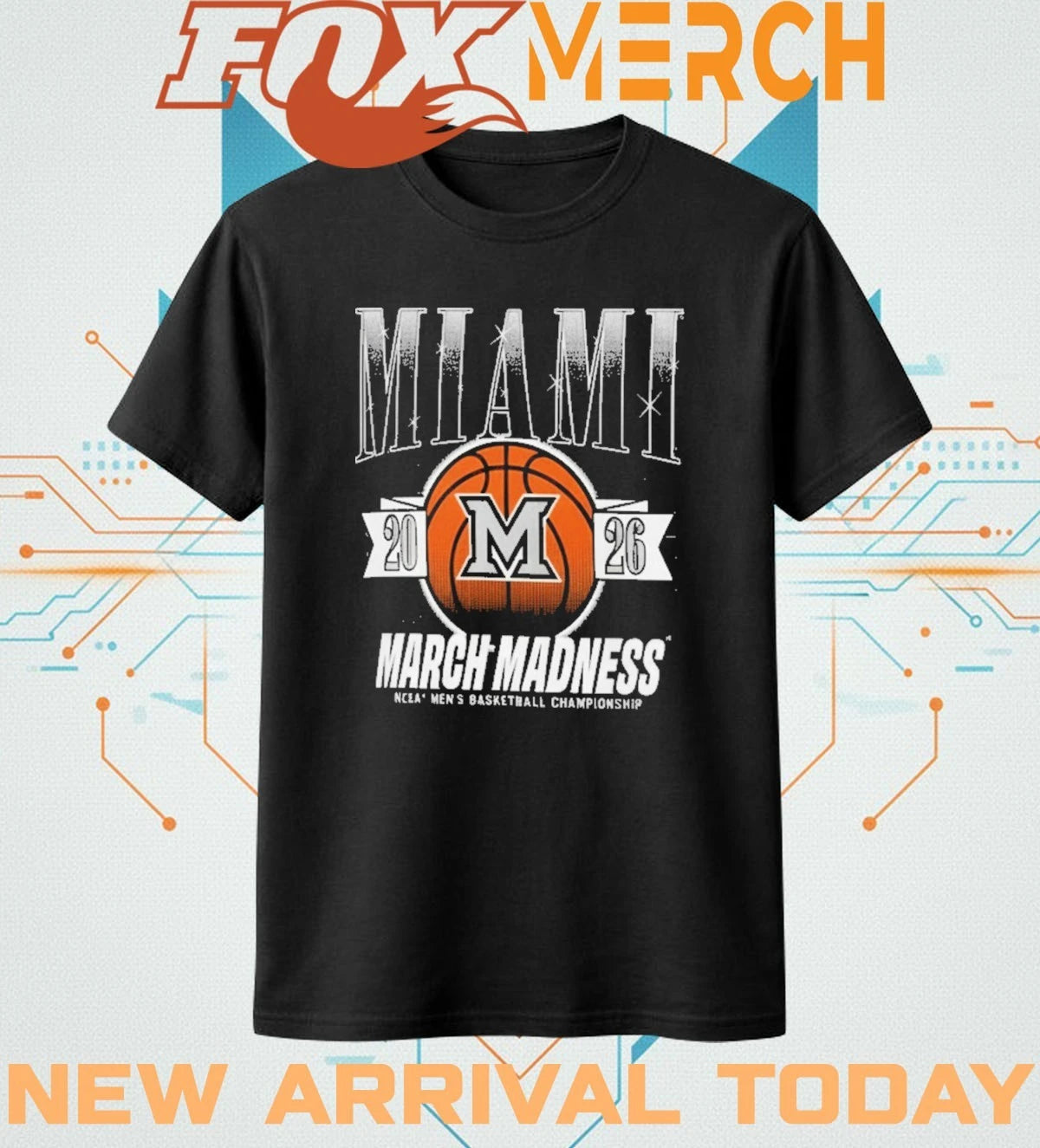 Miami RedHawks 2026 March Madness NCAA men’s basketball Championship t-shirt