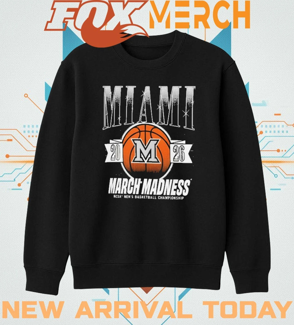 Miami RedHawks 2026 March Madness NCAA men’s basketball Championship t-shirt