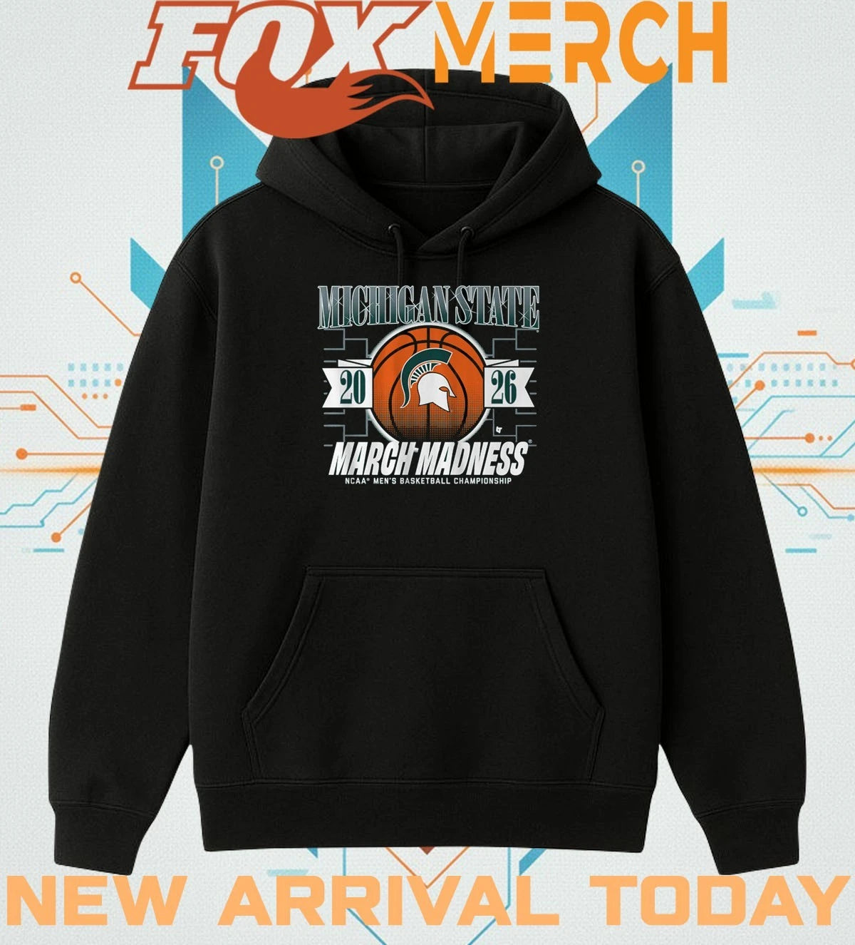 Michigan State Spartans Men’s Basketball 2026 March Madness t-shirt