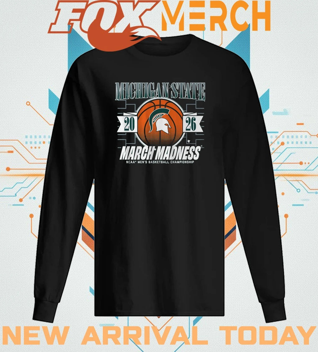 Michigan State Spartans Men’s Basketball 2026 March Madness t-shirt