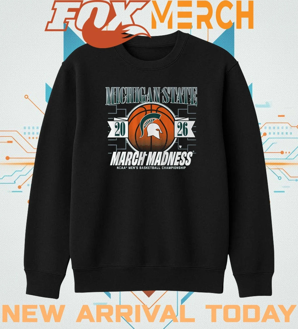 Michigan State Spartans Men’s Basketball 2026 March Madness t-shirt