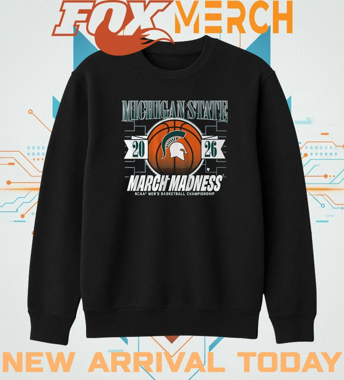 Michigan State Spartans Men’s Basketball 2026 March Madness t-shirt