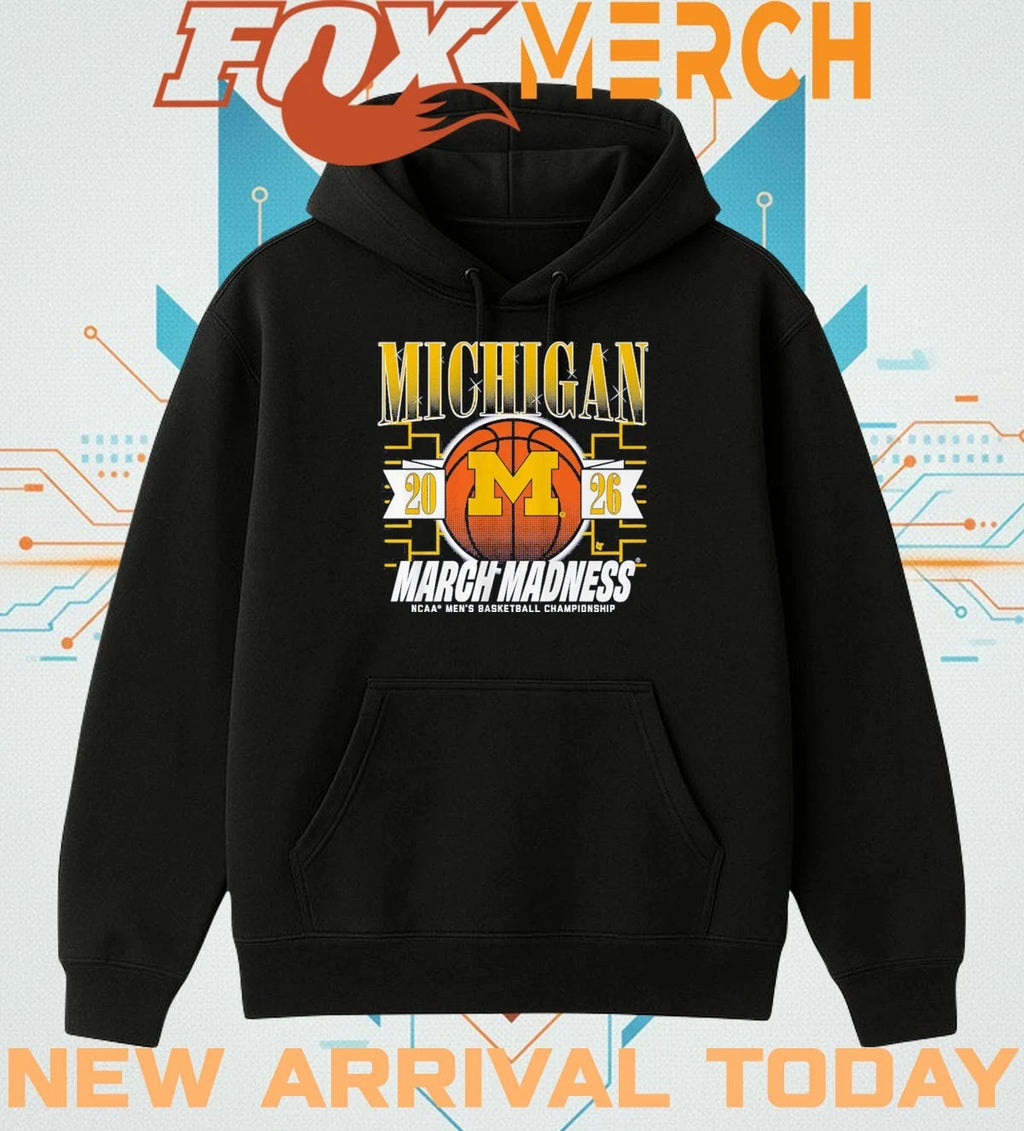 Michigan Wolverines Men’s Basketball 2026 March Madness t-shirt