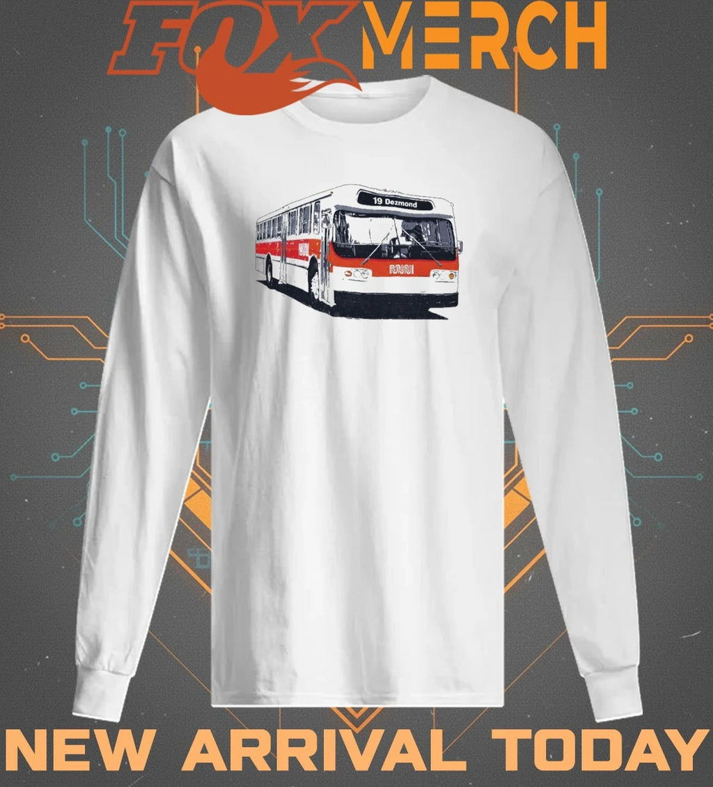 Mike Lynch 19 dezmond route city bus t-shirt