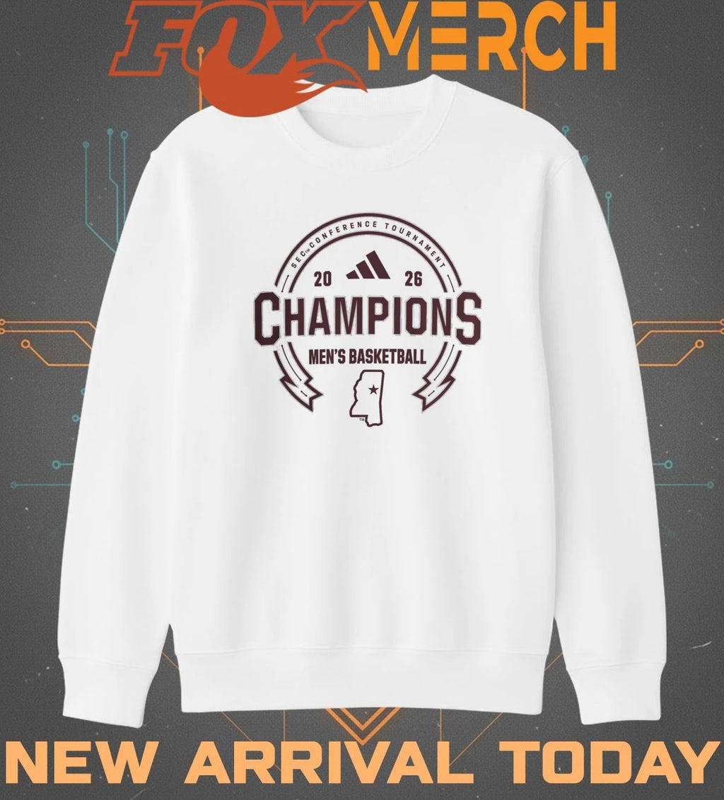 Mississippi State Bulldogs Men’s Basketball SEC Champions 2026 t-shirt