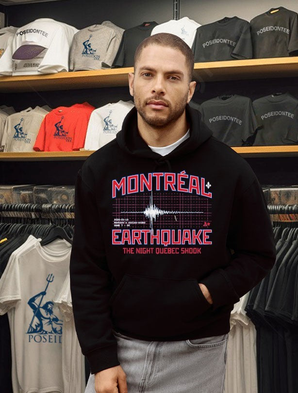 Montreal Earthquake The Night Quebec Shook Newhook’s Series-ender T-shirt