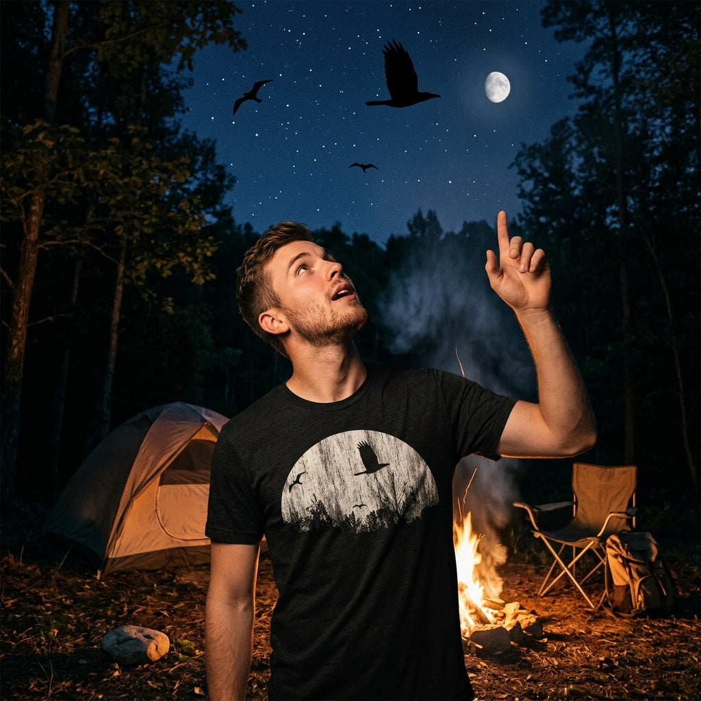 Moon Birds Men's T Shirt