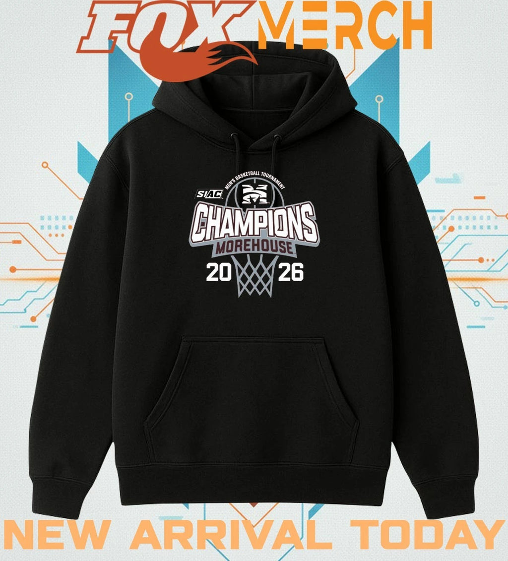 Morehouse College Men’s Basketball 2026 SIAC Tournament Champions t-shirt