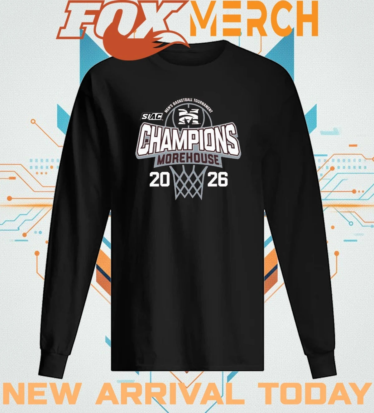Morehouse College Men’s Basketball 2026 SIAC Tournament Champions t-shirt