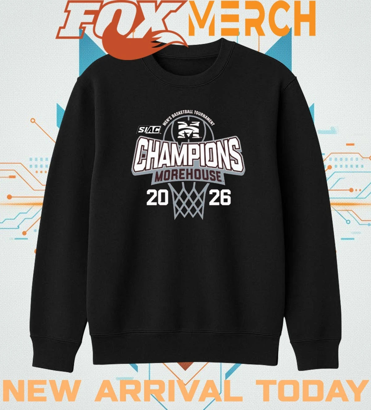 Morehouse College Men’s Basketball 2026 SIAC Tournament Champions t-shirt