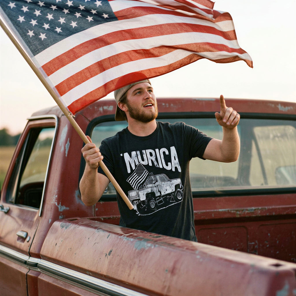 Murica Truck Men's T Shirt