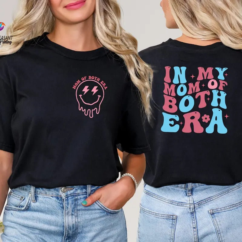 n My Mom Of Both Era Shirt, Gift For Mom, Mom of Both Shirt, Mom Sweatshirt, Mother's Days Gift, Twin Mom Shirt, Mama...
