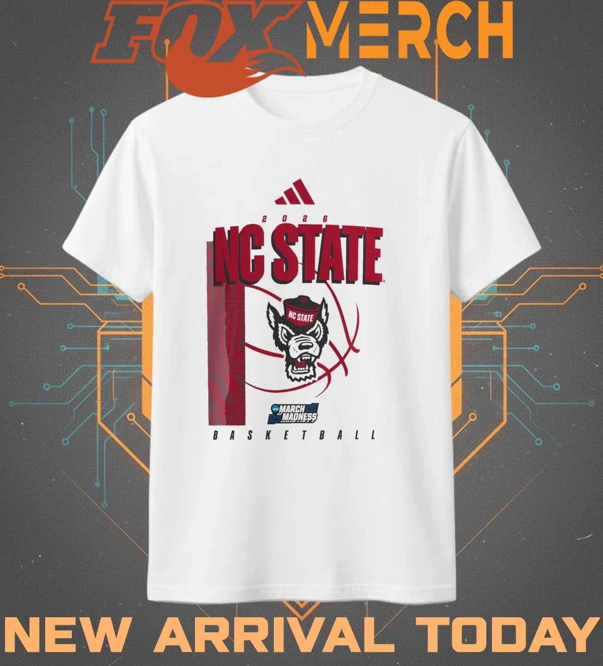 N.C. State Wolfpack Basketball March Madness 2026 t-shirt