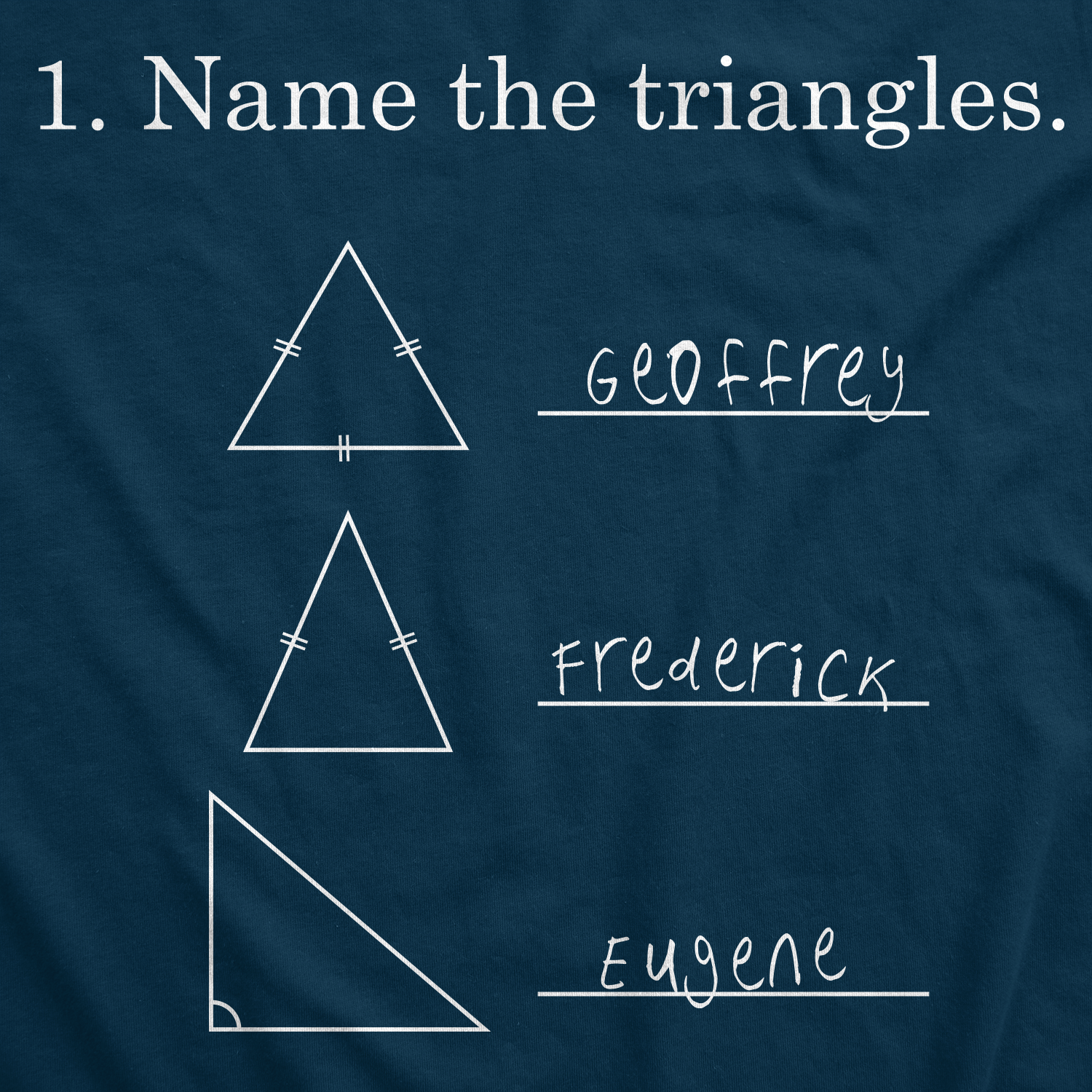 Name The Triangles Youth T Shirt