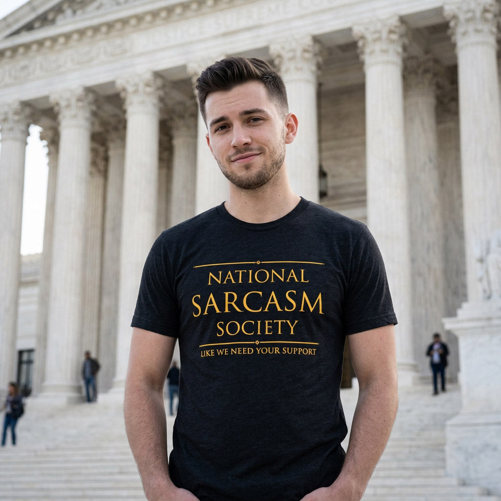 National Sarcasm Society Men's T Shirt
