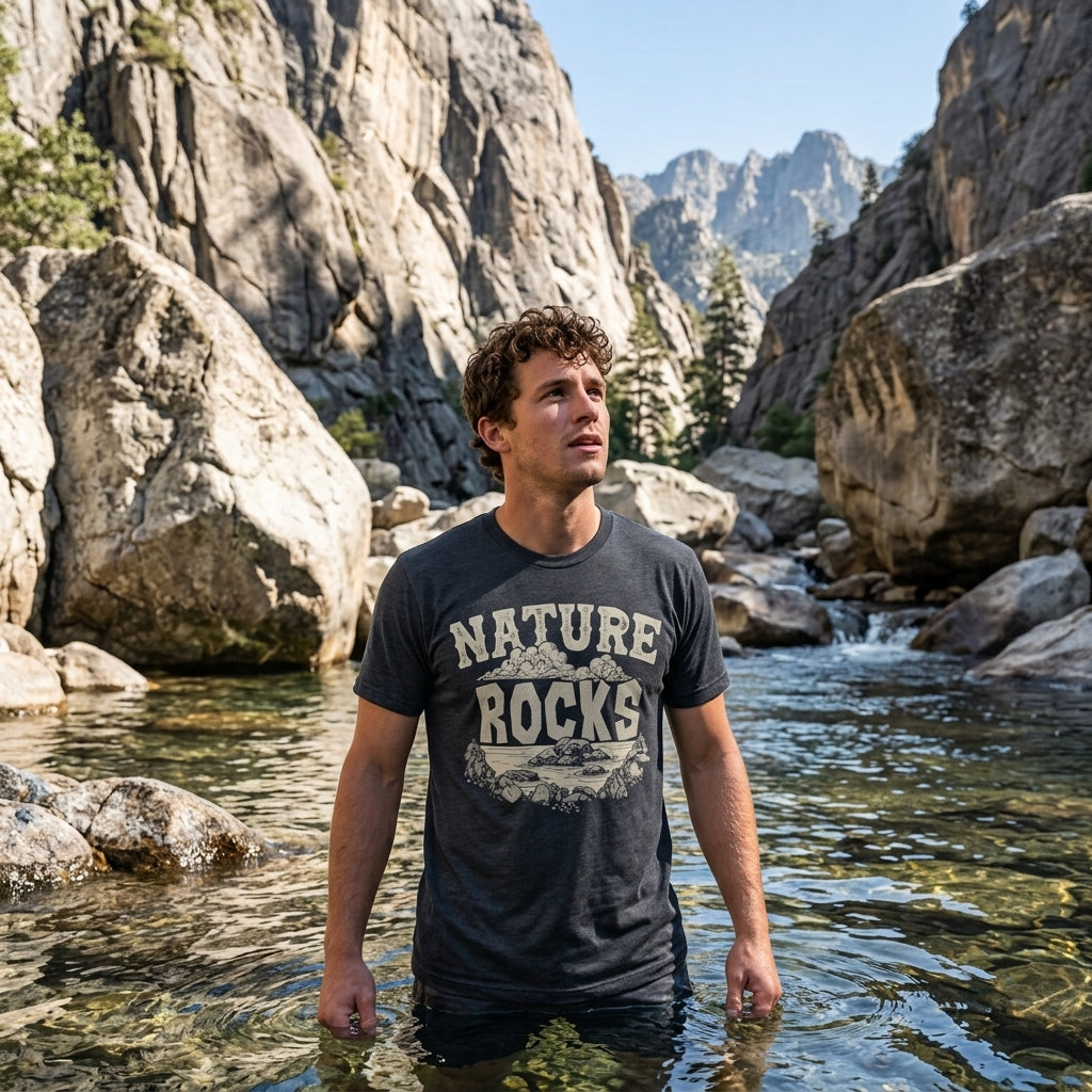 Nature Rocks Men's T Shirt