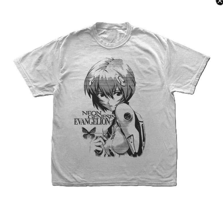 neon genesis, evangelion anime, 90s anime, evangelion shirt, anime t-shirts, nge, vintage- Vintage Unisex Graphic Shirt...