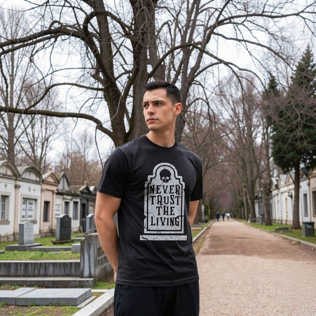 Never Trust The Living Men's T Shirt