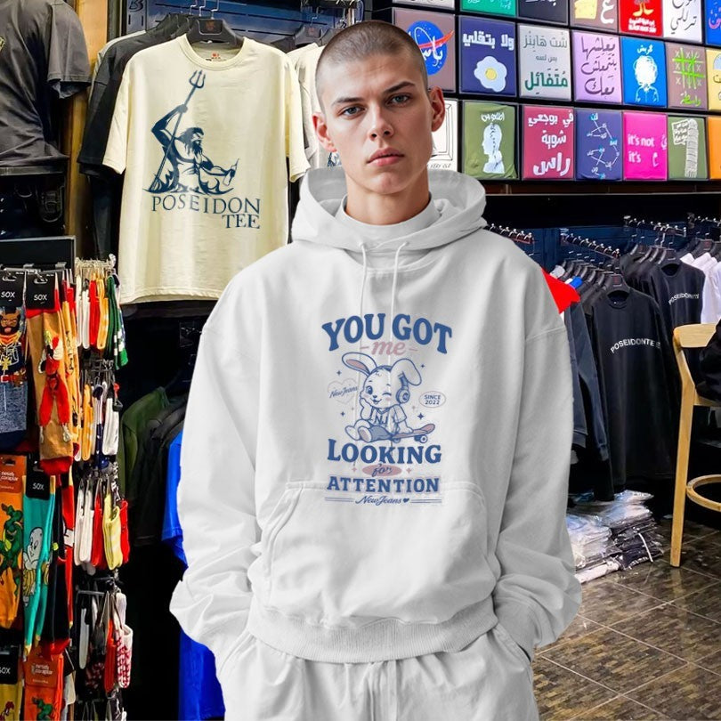 New Jeans You Got Me Looking For Attention Bunny T-shirt