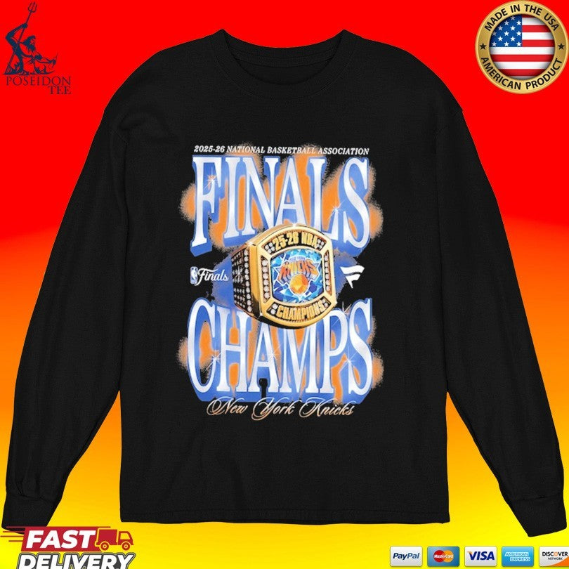 New York Knicks 2026 Nba Finals Champions Ring T-shirt