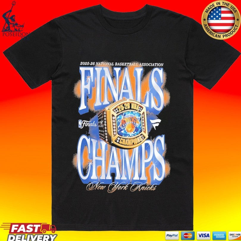 New York Knicks 2026 Nba Finals Champions Ring T-shirt