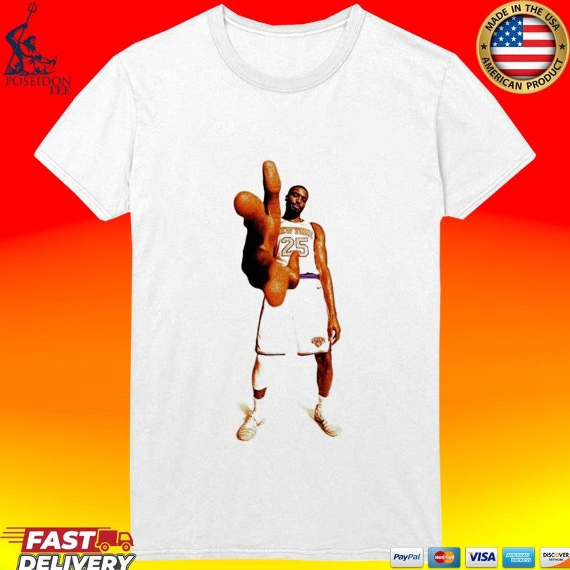New York Knicks Mikal Bridges Hand Pose T-shirt