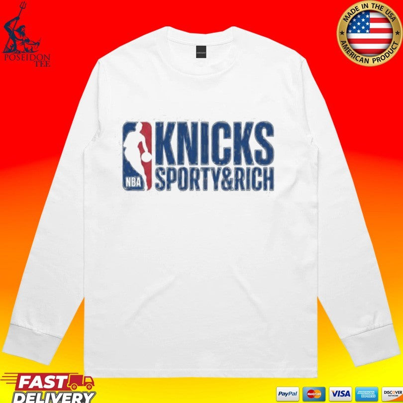 New York Knicks X Sporty And Rich Nba T-shirt
