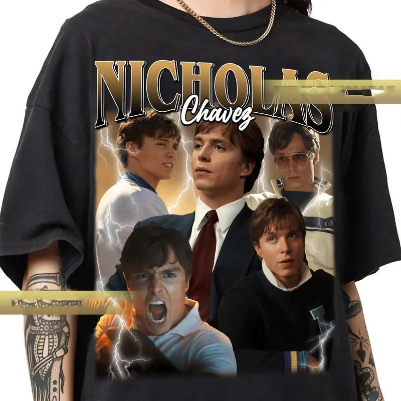 nicholas chavez retro vintage 90s tyle raptee shirt Menswear Streetwear Tshirt Hoodie, Sweatshirt | TeeBloomCo.com