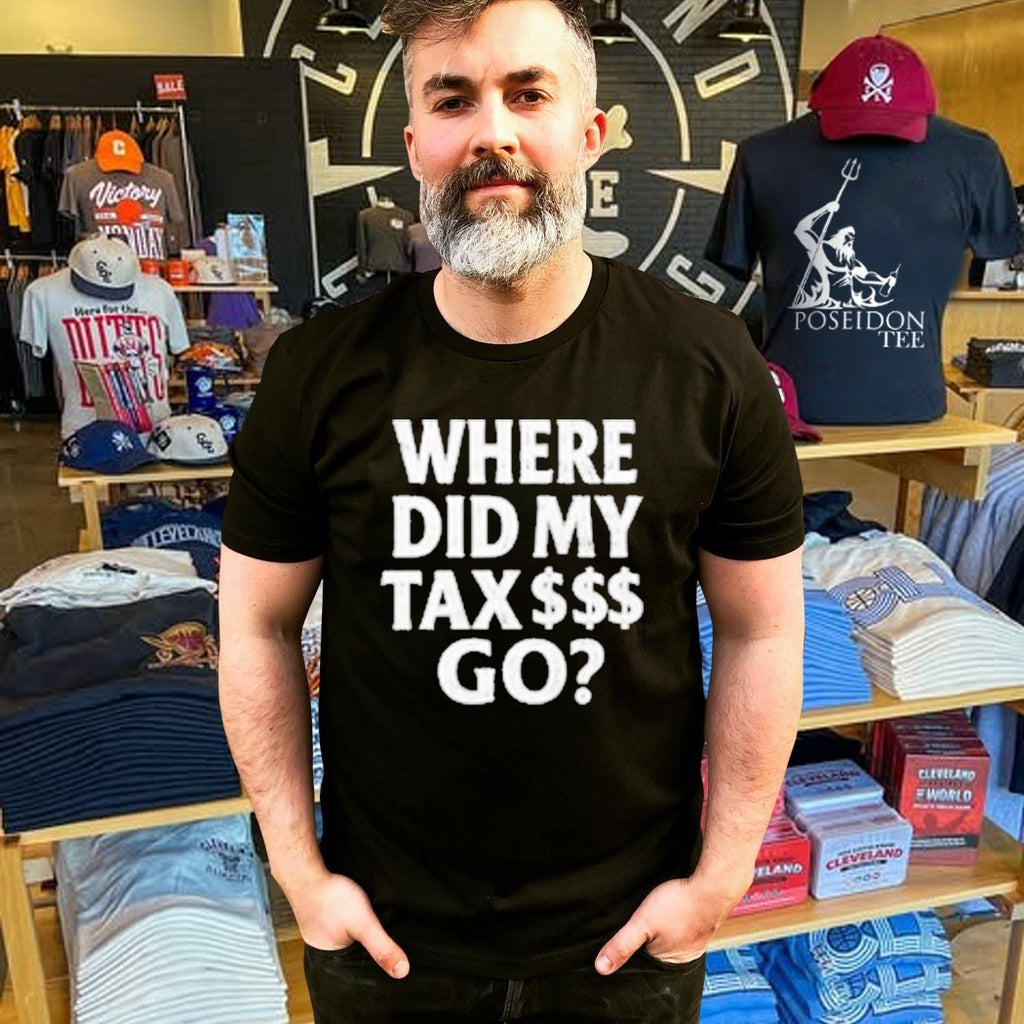 Nick Shirley Where This My Tax Go T-shirt