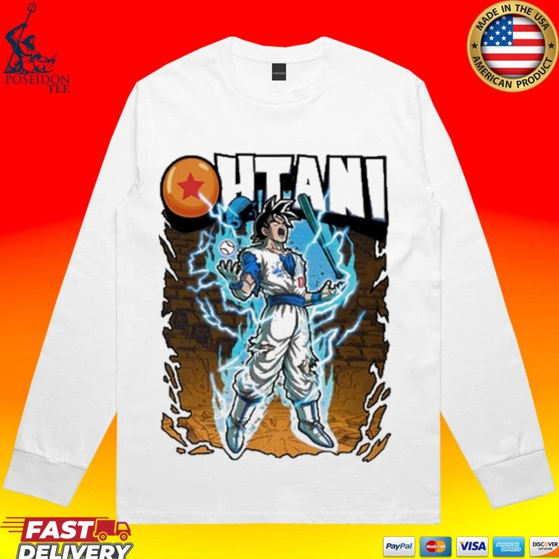 Ohtani Shohei Dragon Ball Power Up T-shirt