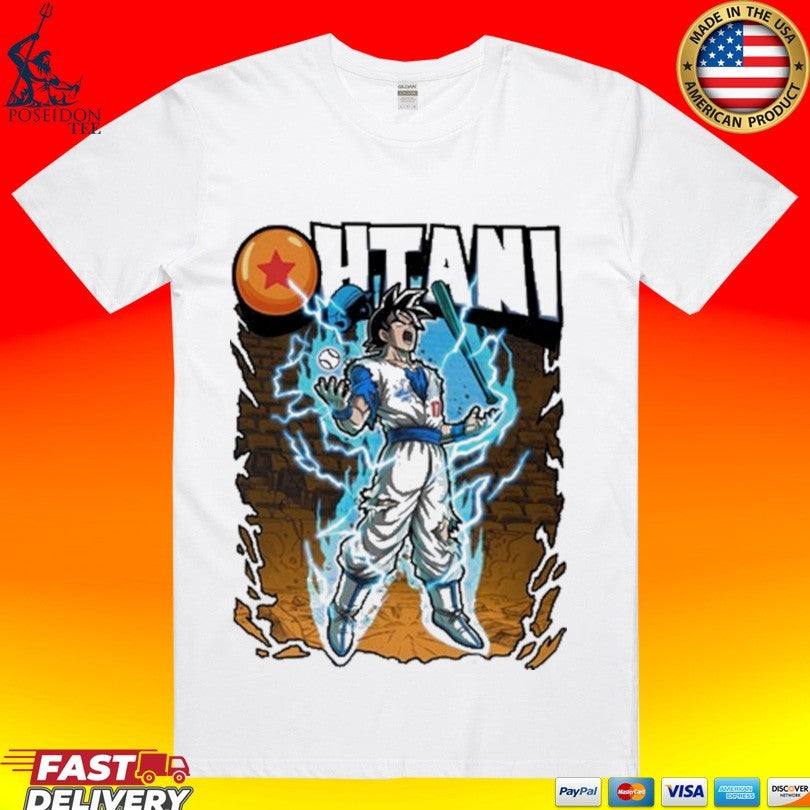 Ohtani Shohei Dragon Ball Power Up T-shirt