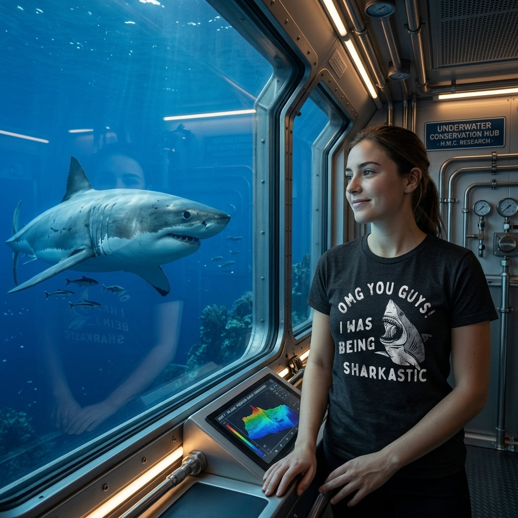 OMG You Guys I Was Being Sharkastic Women's T Shirt
