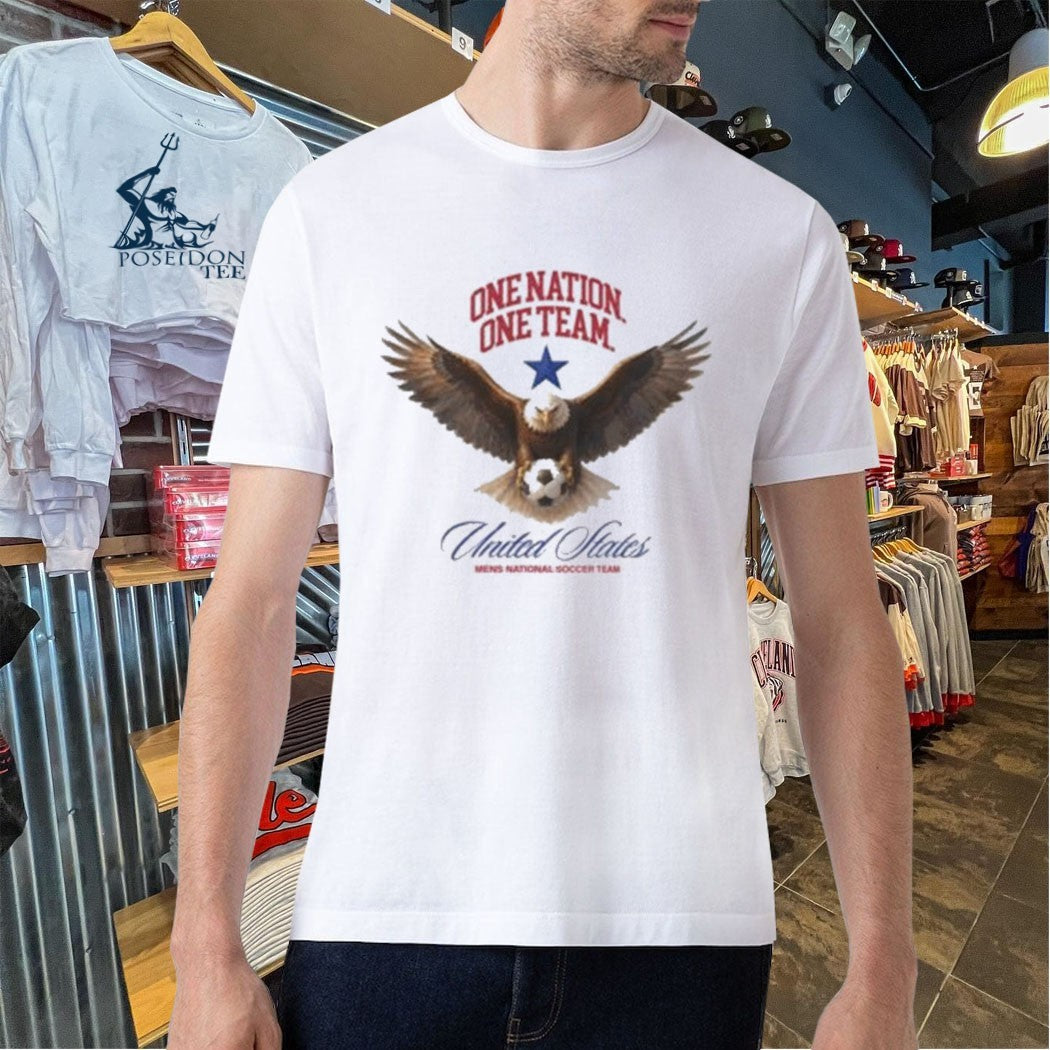One Nation One Team United States Mens National Soccer Team T-shirt
