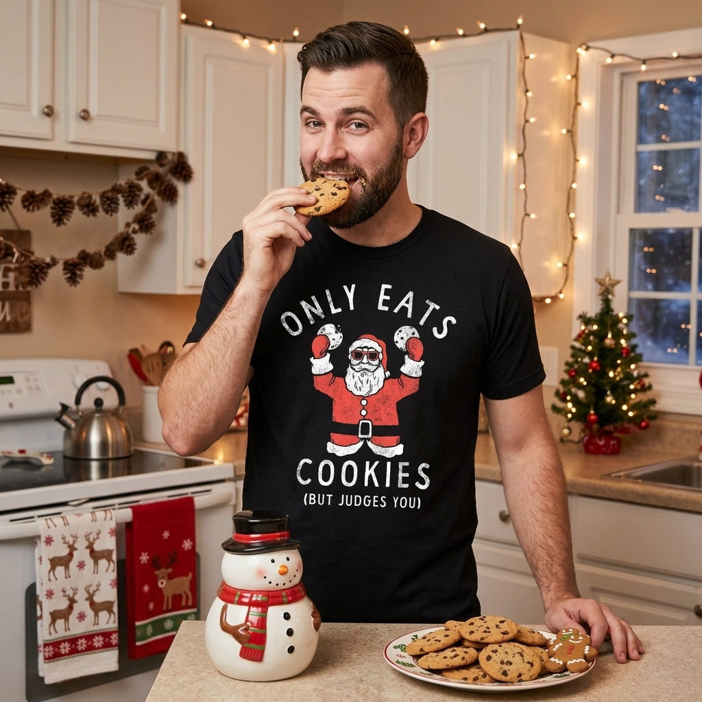 Only Eats Cookies But Judges You Men's T Shirt