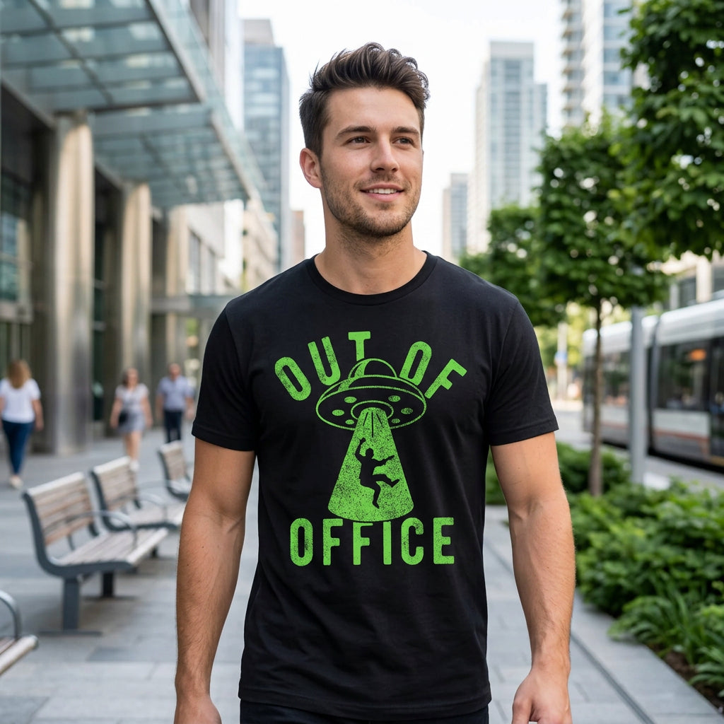 Out Of Office UFO Men's T Shirt